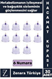 Yüksek Kaliteli Metabolizma Etkili Vakumlu Hacamat Kupası 6 NUMARA 30 ADET