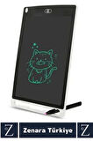 Premium Dijital Silgili Kalemli Çocuk Eğitim Tableti Grafik Ders Not Ödev Resim LCD Writing Tablet
