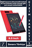 Premium Dijital Silgili Kalemli Çocuk Eğitim Tableti Grafik Ders Not Ödev Resim LCD Writing Tablet