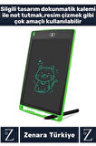 Premium Dijital Silgili Kalemli Çocuk Eğitim Tableti Grafik Ders Not Ödev Resim LCD Writing Tablet