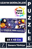 Premium Eğlenceli Eğitici Görsel Algı Problem Çözme Becerisi PUZZLE 1000 Parça UZAYIN DERİNLİKLERİ
