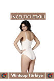 Özel Lazer Kesim İz Göstermez Toparlayıcı Askılı Çıtçıtlı Push UP Slip Body Zıbın Korse