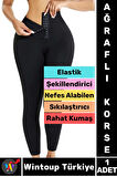 Gündelik Spor Alt Karın Bel Sıkılaştıran Güçlendiren Toparlayan Elastik Konforlu AĞRAFLI KORSE TAYT
