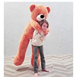 % 100 YERLİ - Papyonlu Sevimli Büyük Peluş Ayıcık, 130 cm