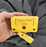 İsme Özel Yüksek Kalite Deri Bozuk Para Çantası ve Anahtarlık Seti, Kişiselleştirilmiş Aksesuar