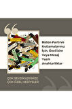Okula Veda Partisi, Öğretmen ve Sınıfa Özel, 12'li Set, Anlamlı Hediyelik, Kişisel Anahtarlık