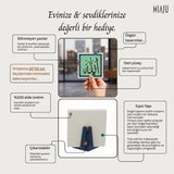 Yâ Rab Yazılı Dualı Aksesuar, Modern ve Manevi Duruşuyla Çalışma Masanız İçin Şık Bir Süs 10x10 cm