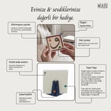 Gezgin Ruhlar İçin Scooter Tasarımlı Dekoratif Obje, Anlamlı ve Şık Masaüstü Hatırası 10x10 cm