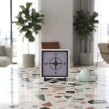 Modern Pusula Tasarımlı Dekoratif Obje, Ev ve Ofisiniz İçin Özel Bir Seçim ve Hediyelik 10x10 cm