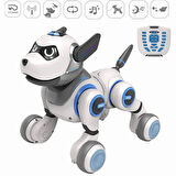 Oyuncak Uzaktan Kumandalı Şarjlı 22 Fonksiyonlu Dokunma Sensörlü Etkileşimli Akıllı Robot Köpek