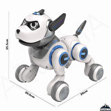 Oyuncak Uzaktan Kumandalı Şarjlı 22 Fonksiyonlu Dokunma Sensörlü Etkileşimli Akıllı Robot Köpek