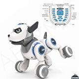 Oyuncak Uzaktan Kumandalı Şarjlı 22 Fonksiyonlu Dokunma Sensörlü Etkileşimli Akıllı Robot Köpek