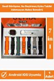 Samsung Galaxy F12 Uyumlu Akıllı Saat Ws-x9 Ultra Watch 8 7 Kordonlu Bluetooth Arama Özellikli Saat