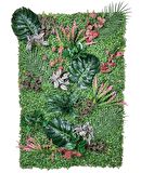 Yapay Çiçek Duvar Kaplama 1M2 120*80 CM Panel Şimşir Dik Duvar Uygulama