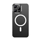 iPhone 15 Pro Max Kılıf Magsafe Şarj Özellikli Toz Önleyici Helo Kapak