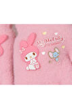 Petityu Pembe Örme Yumuşacık Sıcacık Eldiven Hello Kitty- My Melody - Pembe Parmak Ucu Detay 3-8 yaş