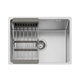 Fleko Lotus Inox 50.40 Petek Dokulu Paslanmaz Çelik Mutfak Eviyesi