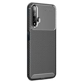 Gpack Huawei Nova 5T Kılıf Negro Karbon Dizayn SilikonNano Glass
