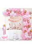 1. Doğum Günü Süslemeleri, Pembe Balon Kemer Kiti