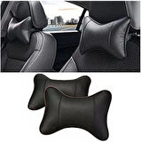 Mazda 3 Sedan 2009-2013koltuk uyumlu 2li minder ve 2 adet yastık- Siyah kalın süngerli