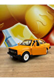 Fiat /Tofaş Murat 131 Koleksiyon Metal Araba 12cm Nostaljik Araba Sarı Murat 131 Diecast Araba