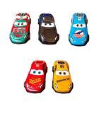 Cars Şimşek Mcqueen Metal Spor Araba Seti Çek Bırak Cars Oyuncakları 5'li