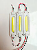 Cob Ledli Su Geçirmez Mercekli Beyaz Neon Parmak Led 3 Adet