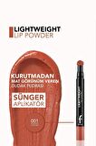 Flormar Hafif Yapılı Mat Dudak Pudrası (Ten) - Lightweight Lip Powder - 001 Ladylike - 8682536007436