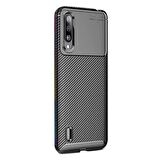 Gpack Xiaomi Mi 9 Lite Kılıf Negro Karbon Dizayn SilikonNano Glass