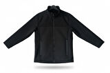 Erkek Siyah Fermuarlı Mont SOFTSHELL