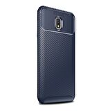 Gpack Xiaomi Redmi 8A Kılıf Negro Karbon Dizayn SilikonNano Glass