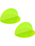 Oval 2'li Takım Duvar Raf (Neon Yeşil)