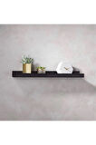 Duvar Raf (Siyah 40cm x 10cm)