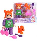 Beauty Girl Figür Oyuncak - 10 cm Mini Bebek Oyuncak Kız Oyuncak Çocuk Oyuncak Evcilik Oyun