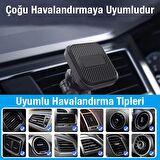 Coofbe Super 4X Güçlü Mıknatıslı Araç Tutucu Havalandırma Bölmesi Araç İçi Telefon Tutucu Oynar Başlık