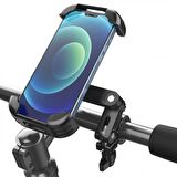 Coofbe Kilitli 360 Dönebilen Oynar Başlık Motorsiklet Tutucu Bisiklet Telefon Tutucu Scooter Tutucu