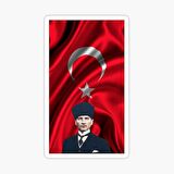 16 CM Gazi Mustafa Kemal Atatürk Araba Sticker Yapıştırma