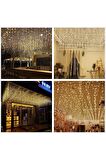 4 Metre 8 Fonksiyonlu Saçak Led Sarkıt Led Eklenebilir Led Led Peri Led Işık Yılbaşı Işık Led Süsle
