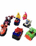 Çek-Bırak Paw Patrol Figür Seti - 9 Figürlü Paw Petrol Seti - Pençe Devriyesi Figür