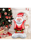 Yılbaşı Folyo Balon -Ayaklı Noel Baba-