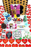 Kraft Kutuda I Love You Romantik Sevgiliye Sürpriz Paket Sürpriz Amaçlı Hediye Kutusu 1ılove9u9şbt