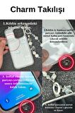 Yıldız Ve Kurdele Figürlü Boncuklu Telefon Bilek Askısı