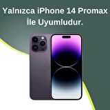 iPhone 14 Pro Max Uyumlu Premium Siyah Deri Magsafe Cüzdanlı Kartlıklı Kamera Çerçeve Standlı Kılıf