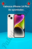 iPhone 14 Plus Ve 15 Plus Uyumlu Lüks Hologram Kristal Taşlı Kılıf