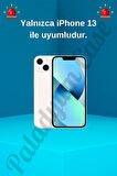iPhone 13 Ve 14 Uyumlu Premium Kahverengi Deri Magsafe Cüzdanlı Kartlıklı Kamera Çerçeve Standlı Kılıf