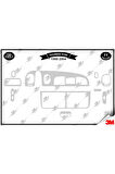 Hyundaı H 100 1998-2004 Torpido Konsol Trim Göğüs Maun Kaplama Set 11 Parça Gümüş