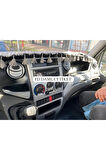 Iveco Daily 2006 Torpido, Konsol, Trim, Göğüs Kaplama  Set Gümüş Gri Renk Özel Dizayn