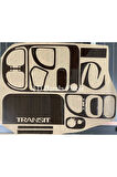 Ford Transit 2000 - 2005 Torpido, Konsol, Trim, Göğüs Maun Kaplama Koyu Meşe Renk