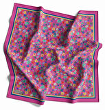 90 X 90 Dijital Bambu Kraş Eşarp -03569