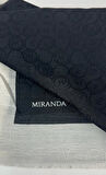 Monogram Polyester  Şal 75 X 195- 04468